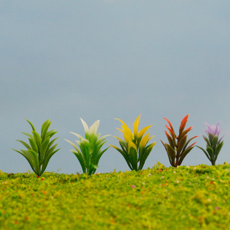 Flowers And Grass Series Model