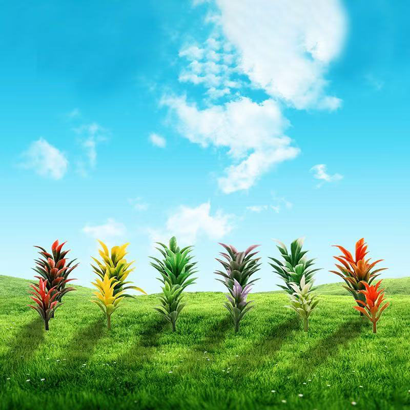 Flowers And Grass Series Model